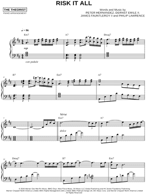 Risk It All by The Theorist - Sheet Music