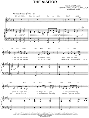 The Visitor by Sienna Spiro - Sheet Music